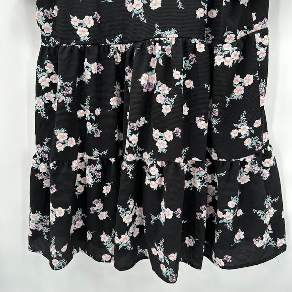 EVRI Floral Button Down Tiered Dress // 2X - Picture 11 of 12